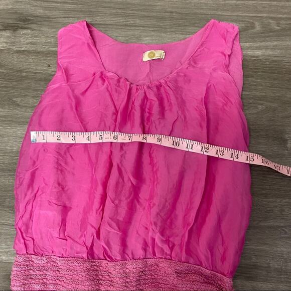M Dropped Waist Ombré Dress Pink Size S - Picture 4 of 6